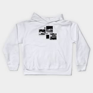 MAZDA RX-7 FD Black 'N White Archive Kids Hoodie